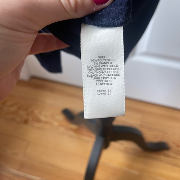 Eliza J Navy Blue Long Sleeve Knee Length Dress - Picture 8 of 8